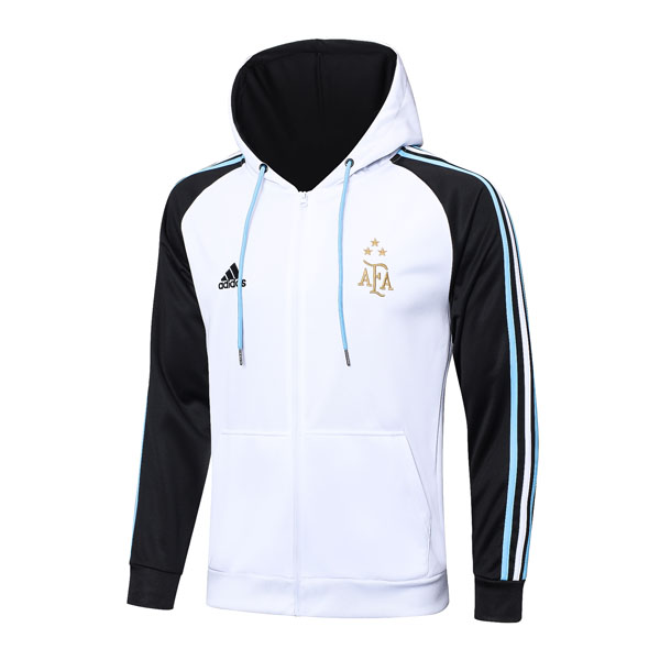 Top Hoodies Argentinien 2022-2023 Weiß Schwarz